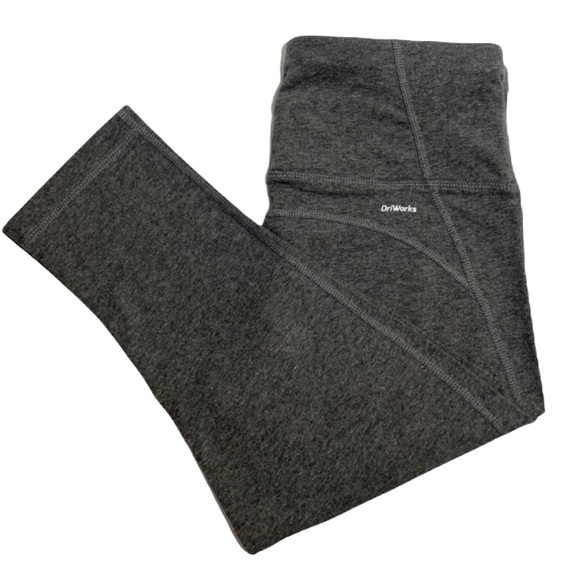 Cropped Athletic Pants Leggings Heather ‘Smokin Gray Size XS - Picture 4 of 15